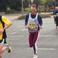 Miran Kavs (v sredini) je v svoji maratonski konkurenci osvojil bron za DP