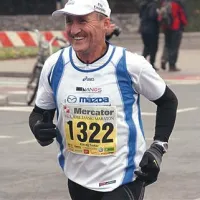 Klavdij Torkar, srebrni maratonec iz Podnanosa, je v Ljubljani vodil nadvse uspešno ekipo ŠD Nanos-Mazda