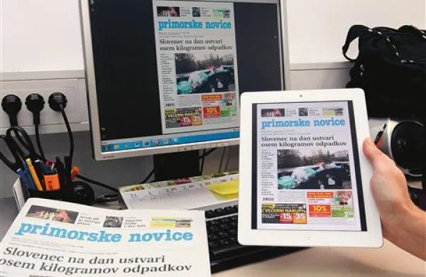 Primorske novice so zdaj dostopne tudi na tabličnih računalnikih