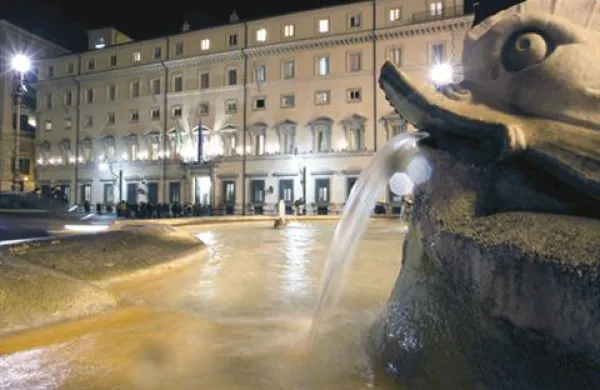 Sedež italijanskega parlamenta, palača Chigi