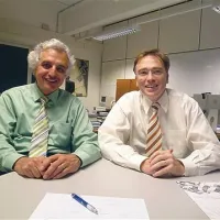 Mauro Zambelli (levo) in Mark Pleško (desno)
