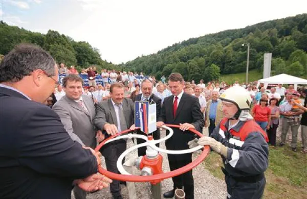 Jeseni v Kalu nad Kanalom voda do pip