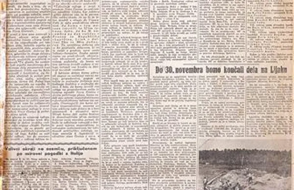 Tudi 8. novembra pred 64 leti se je naš časopis  ukvarjal z volitvami - takrat v ljudsko skupščino