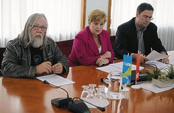 Aleš Gulič, Andreja Črnak Meglič in Franco Jurij
