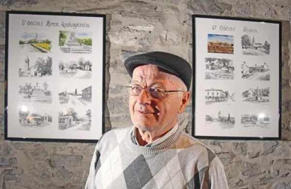 Marjan Miklavec na razstavi v Coljavi predstavlja zametek nastajajoče monografije