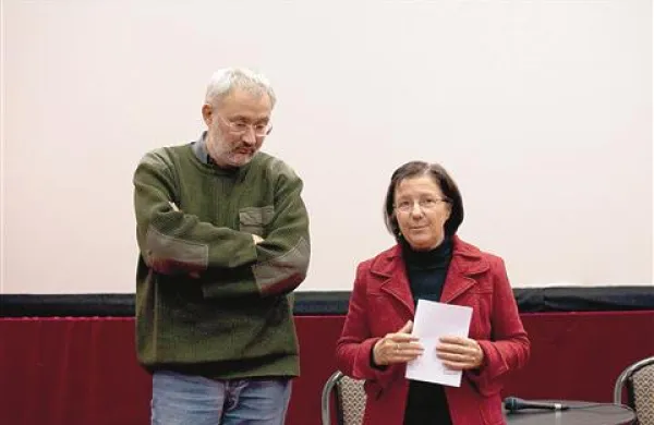 Pogovor z režiserjem Miranom Zupaničem je vodila Neva Zajc