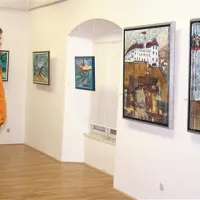 Platna Danila Jereba na značilne idrijske teme vedno pritegnejo pozornost