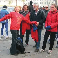 Primorski tekači so po pretečenem polmaratonu prekipevali od dobre volje