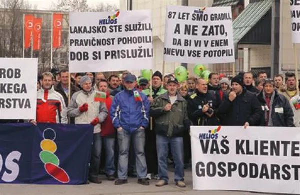 Protestni shod pred NLB