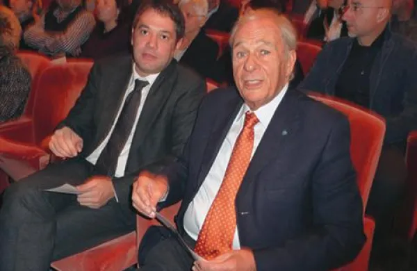 Novogoriški župan Matej Arčon in goriški župan Ettore Romoli