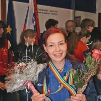 Lucija Mlinarič je sezono zaključila  s  petimi odličji z EP in SP 