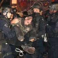 Aretacija protestnika v Los Angelesu