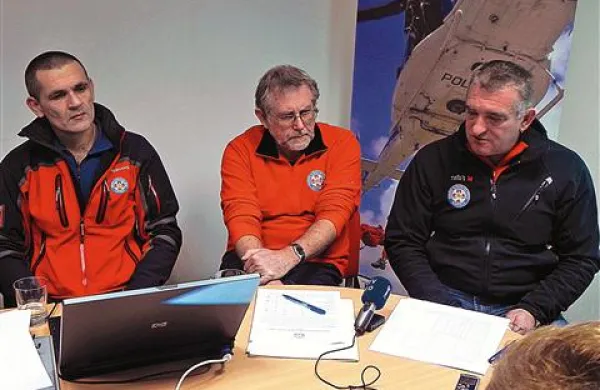 Z leve: Franc Miš, Jani Bele in Igor Potočnik