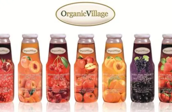 Organic Village so organsko pridelani 100-odstotni sadni sokovi