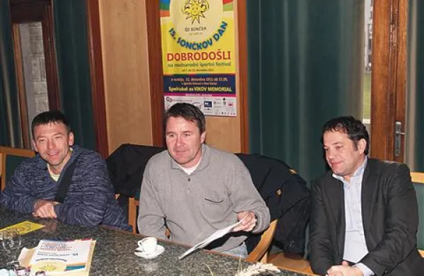 Dražen Grbac, Miran Franko in župan Matej Arčon