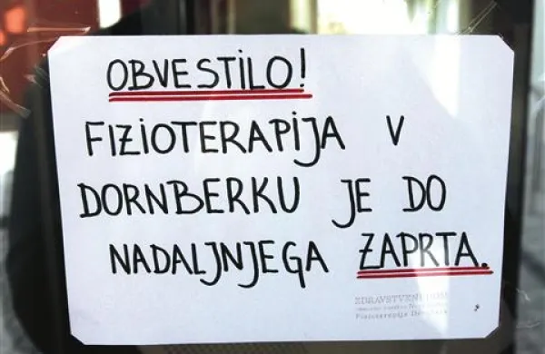 Fizioterapija, ki je delovala le pol leta in so  jo “do nadaljnjega” zaprli pred več kot dvema letoma, še vedno ne deluje
