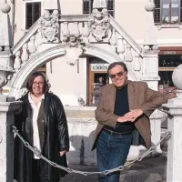 Založnica in urednica Ingrid Celestina ter zgodovinar dr. Salvator Žitko