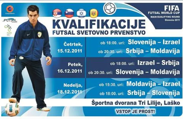 Dosedanji kapetan reprezentance Benjamin Melink na turnirskem plakatu