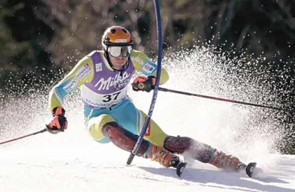 Mitja Valenčič je s ponesrečeno drugo vožnjo na slalomu v Alta Badii končal na 26. mestu