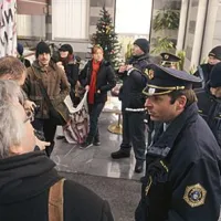 Protestnike je popisala policija