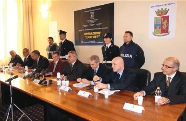 Italijanski preiskovalci so v začetku tedna na tiskovni konferenci v Cremoni predstavili rezultate akcije Zadnja stava
