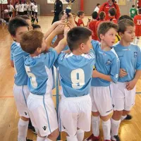Tako so se prvega mesta veselili najmlajši, ekipa U-8 Jadrana iz Dekanov