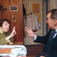  Jolka Milič in Milan Rakovac med soočenjem stališč 