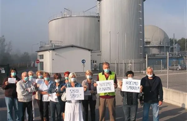 Prebivalci Ilirske Bistrice so šli septembra pred biopolinarno  zaradi smradu 