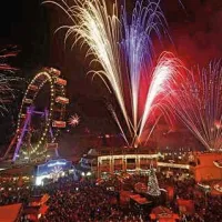 Na Dunaju je 12 ur silvestrovalo 800.000 ljudi