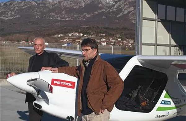 Matevž Lenarčič (desno) in Ivo Boscarol