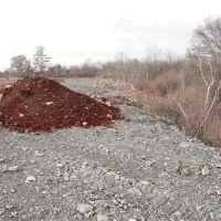 Čez zimo je lastnik poskušal nelegalni navoz prekriti in prikriti z lokalno rdečo zemljo. A kot kaže, inšpekcij tokrat ne bo preslepil.