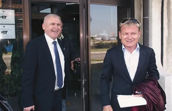 Jovan Kmekič  po razglasitvi sodbe na okrajnem sodišču