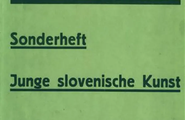Naslovnica monografske številke, ki jo je Der Sturm posvetil mladi slovenski umetnosti