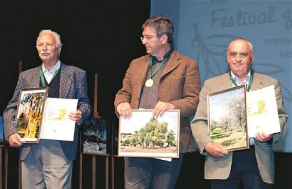 Vicešampiona in šampion: Evgen Glavina, Rino Šuran iz zadruge Rubinum in Vlado Munda