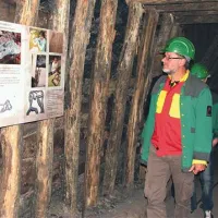 Razstava klekljanih geoloških zanimivosti je dober primer sodelovanja čipkarske šole s parkom