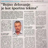 Polemika se je iz časopisnih strani preselila v sodno dvorano; na ljubljanskem okrožnem sodišču se namreč danes zaradi domnevne žaljive obdolžitve Levpuščka in Kosmača začenja sojenje Srečku Lisjaku