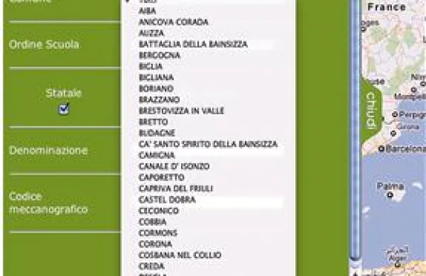 Italijansko šolsko ministrstvo je kar nekaj slovenskih krajev, na primer Avče (Auzza), Bate (Battaglia della Bainsizza), Kobarid (Caporetto), Dobrovo (Castel Dobra) in druge, priključilo Goriški pokrajini