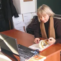 Marjana Mirković v prostorih, kjer je predsedovala svetu PGŽ