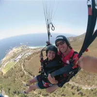 S tandemskimi poleti si je Primož služil kruh tudi v Južni Afriki