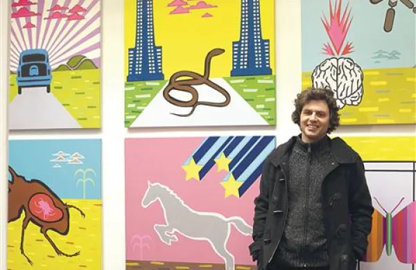 Matej Pečnikar v ljubljanski galeriji Kapsula