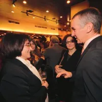 Ministrico za obrambo Ljubico Jelušič smo ujeli v pogovoru z Leonom Horvatičem, direktorjem Primorskih novic