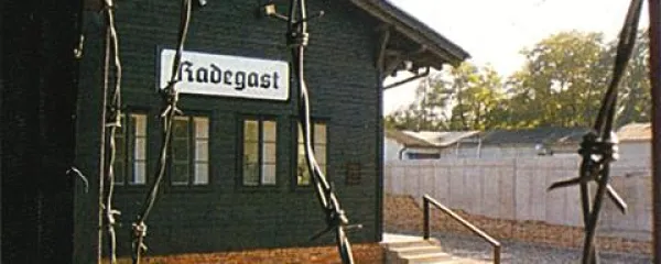 Železniška postaja Radegast je danes spremenjena v muzej 
