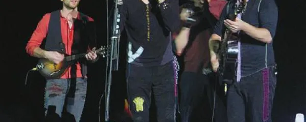 Coldplay na koncertu v Vidmu 31. avgusta 2009