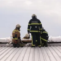 Krpanje strehe na OŠ Dobravlje - že tretjič zapored