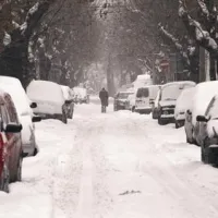 Zasneženo središče Beograda