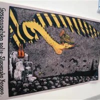 Grafika Maksima Gasparija iz leta 1920, razstavljena v muzeju