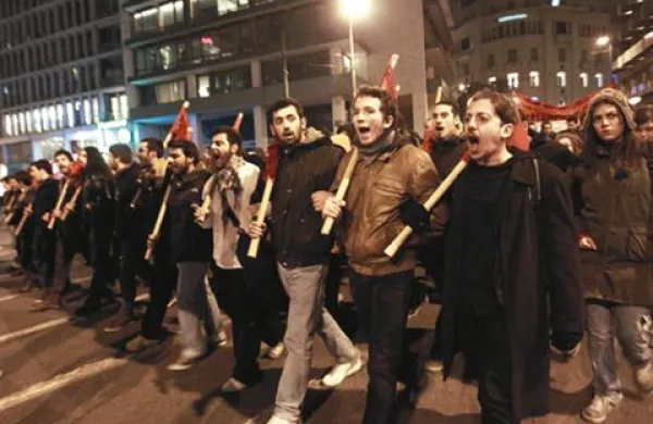 Protestniki v Grčiji