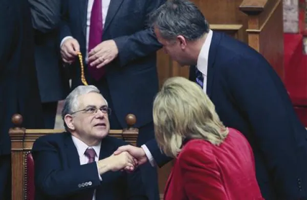 Grški premier Lucas Papademos
