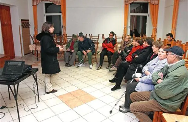 Irena Kodele Krašna je projekt predstavila domačinom