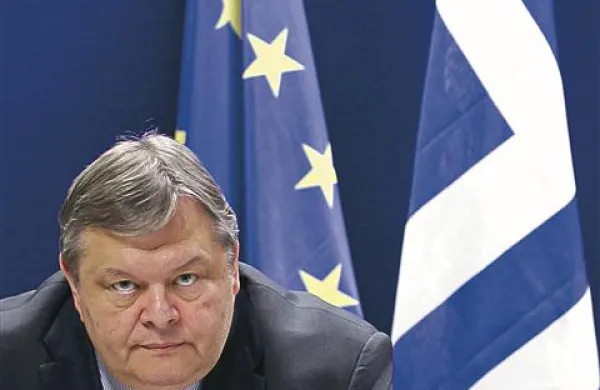 Grški finančni minister Evangelos Venizelos  